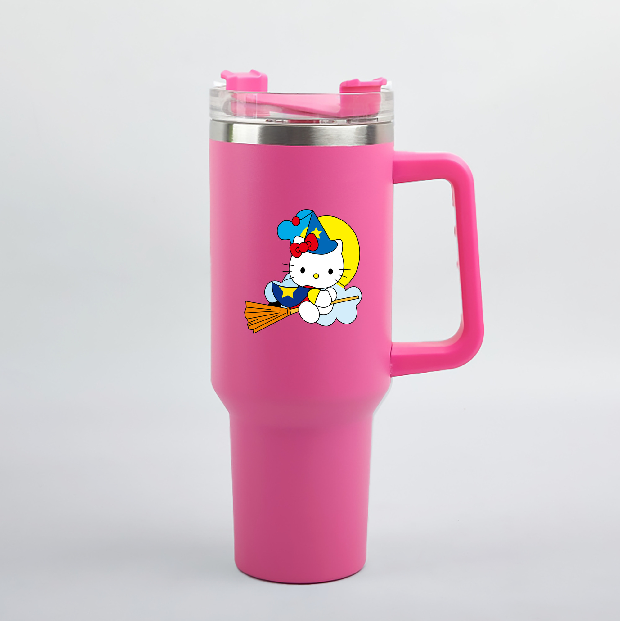 （画像用） Hello Kitty ハローキティ 1200mL車用タンブラー（カラープリント）